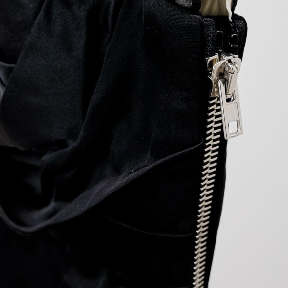 Alexander Wang Twisted Cup Black Silk Evening Gown - Picture 7 of 9